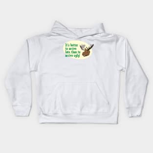 Better late, than ugly! Kids Hoodie